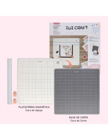 PLATAFORMA MAGNÉTICA TODO-EN-UNO IBI CRAFT (30,5x30,5cms.)